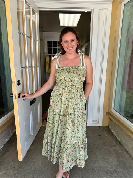 Garden Floral Maxi Dress