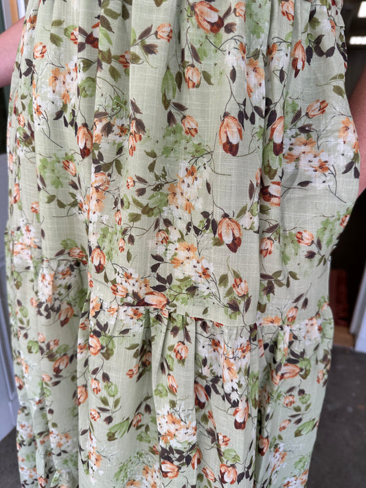 Garden Floral Maxi Dress