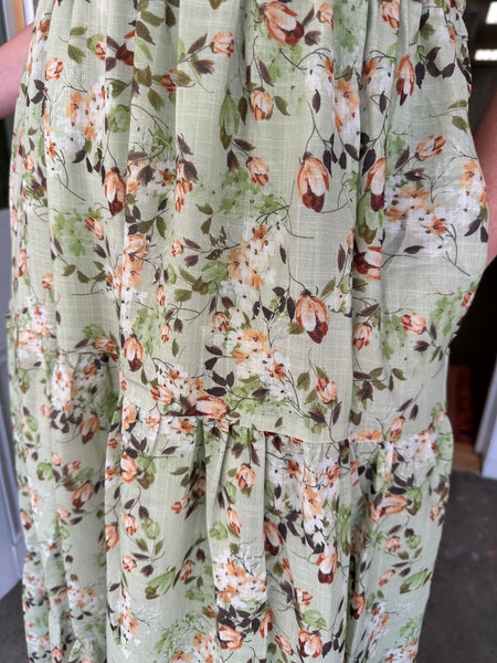 Garden Floral Maxi Dress