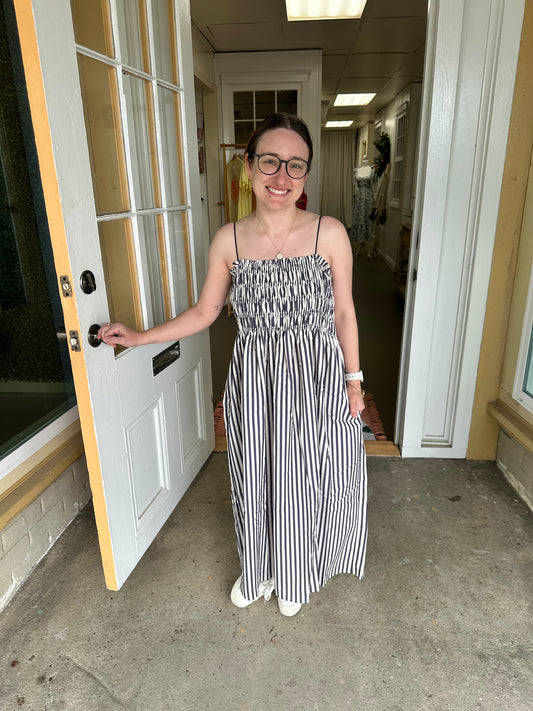 Black Stripe Dress