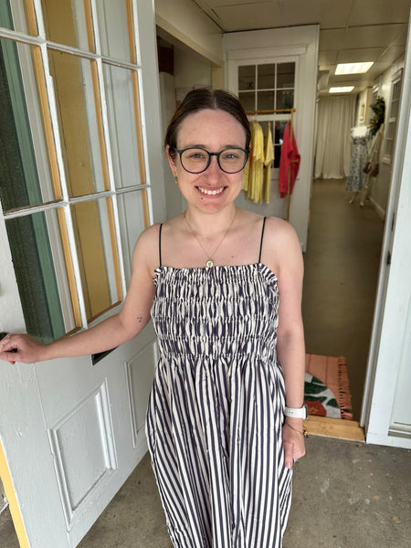 Black Stripe Dress