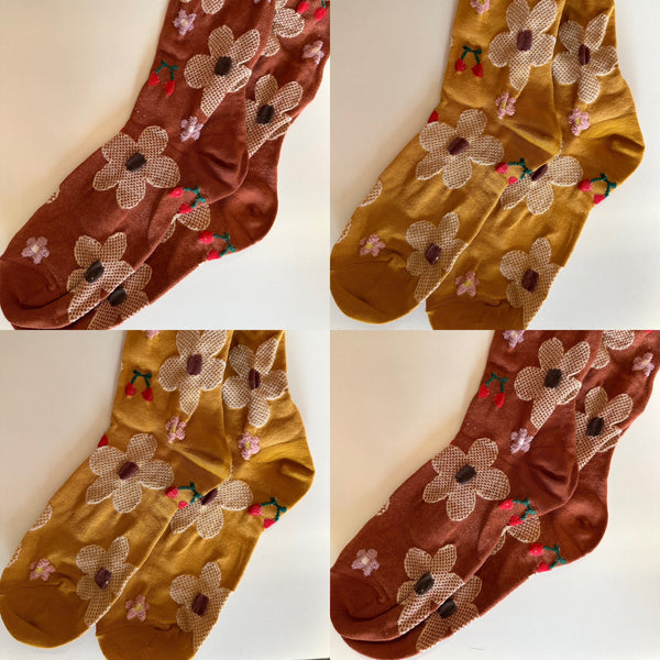Floral Fun Socks