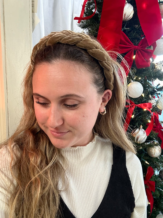 Braided Velvet Headband