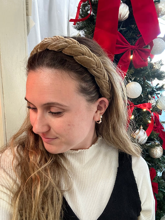 Braided Velvet Headband