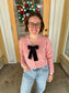 Velvet Bow Cardigan