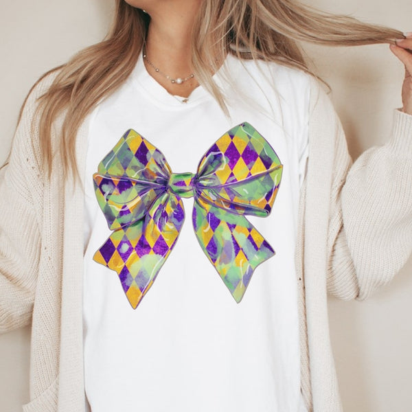 Coquette Mardi Gras Tee