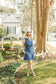 Round Neck Denim Dress