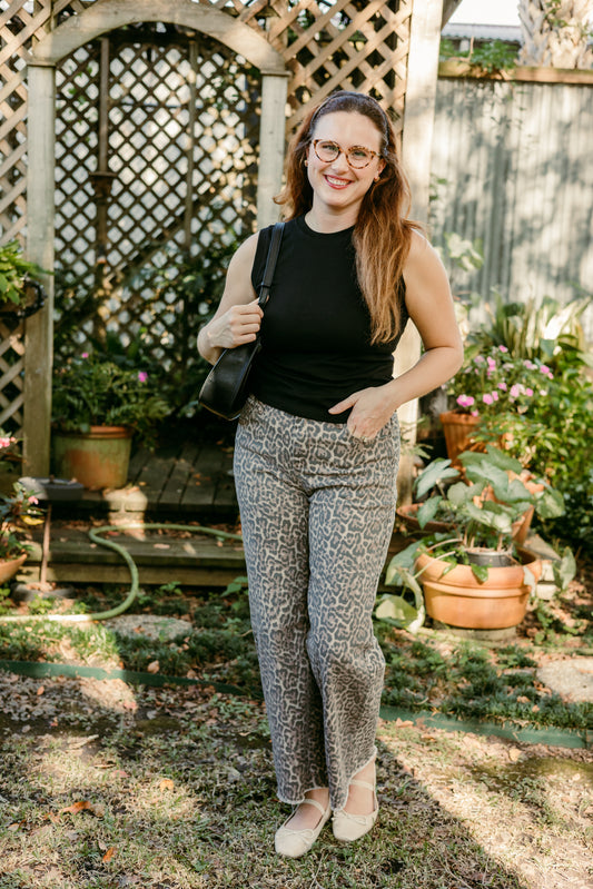Leopard Jeans