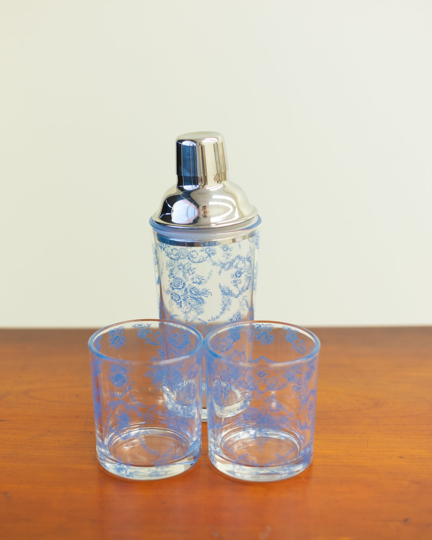 Shaker Set - Blue Toile