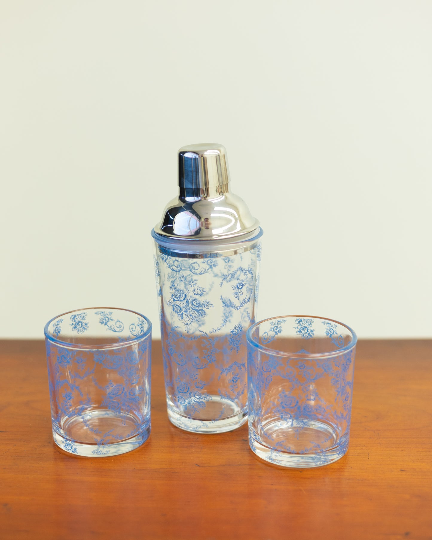 Shaker Set - Blue Toile