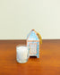 French Tulip Toile Mini Candle