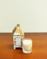 Elegant Gardenia Toile Mini Candle