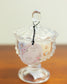 Hobnail Glass Candle