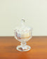 Hobnail Glass Candle