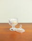 Hobnail Glass Candle