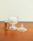 Hobnail Glass Candle