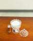 Hobnail Glass Candle