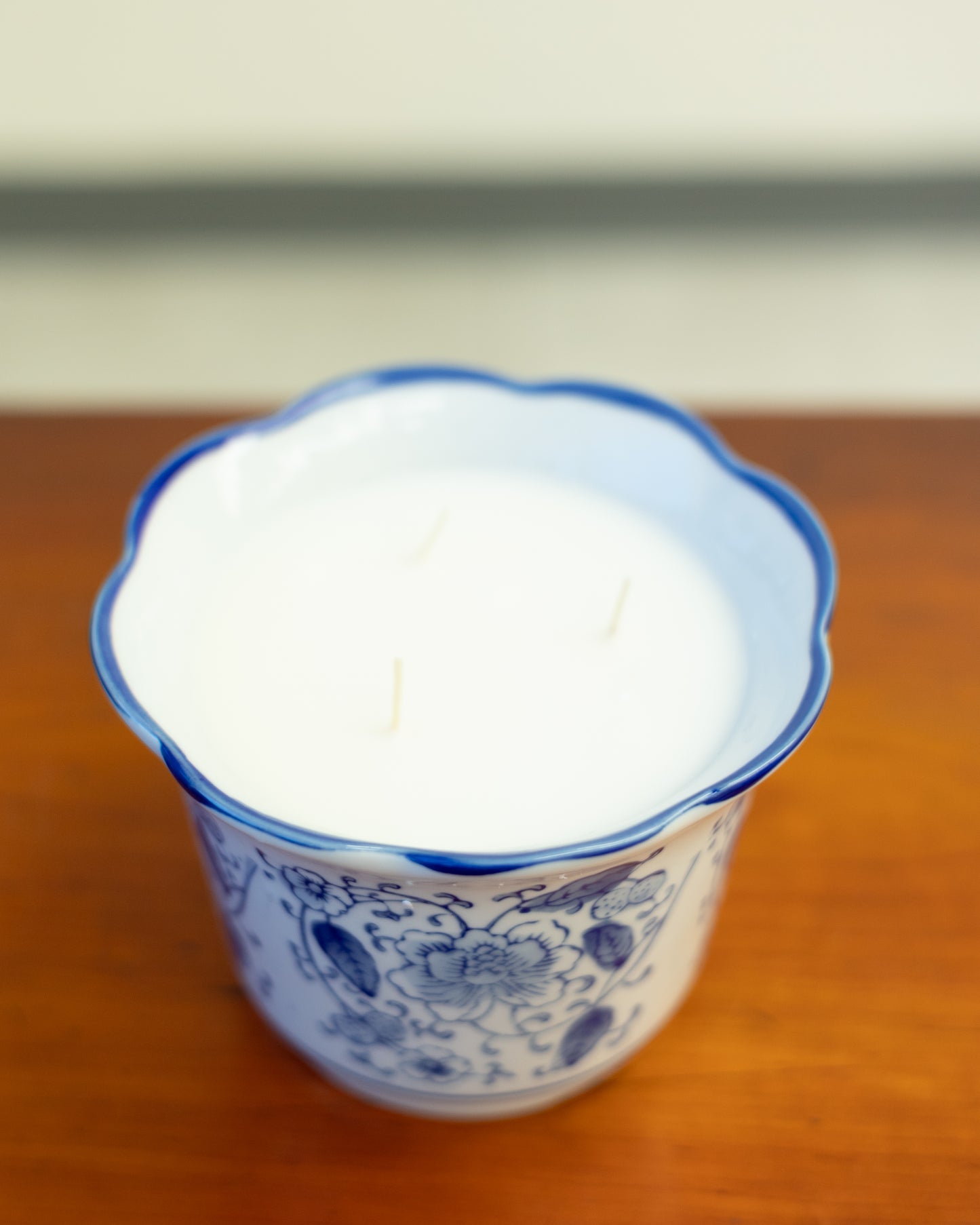 Chinoiserie Ceramic Candle
