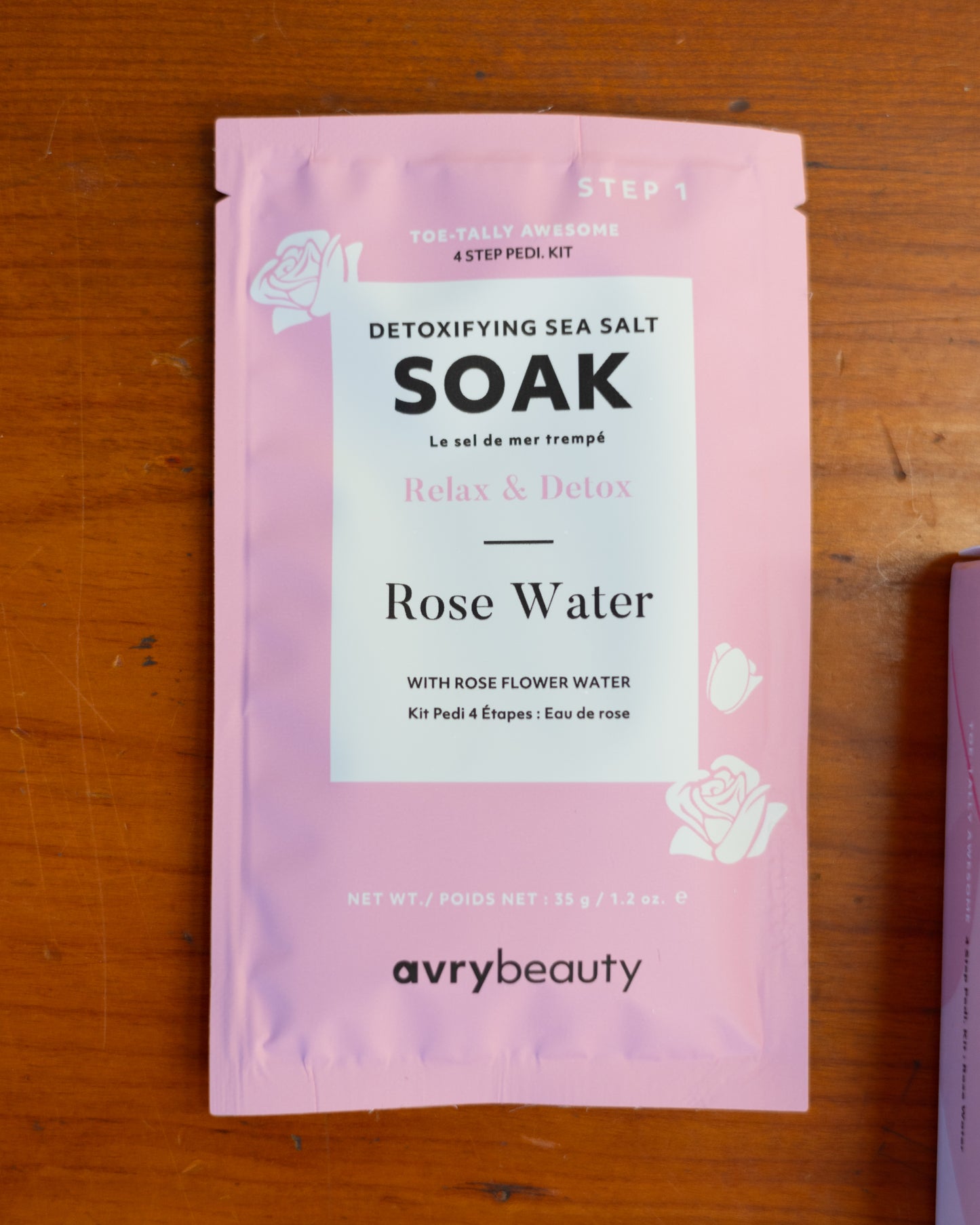 4 Step Pedi Kit - Rose Water