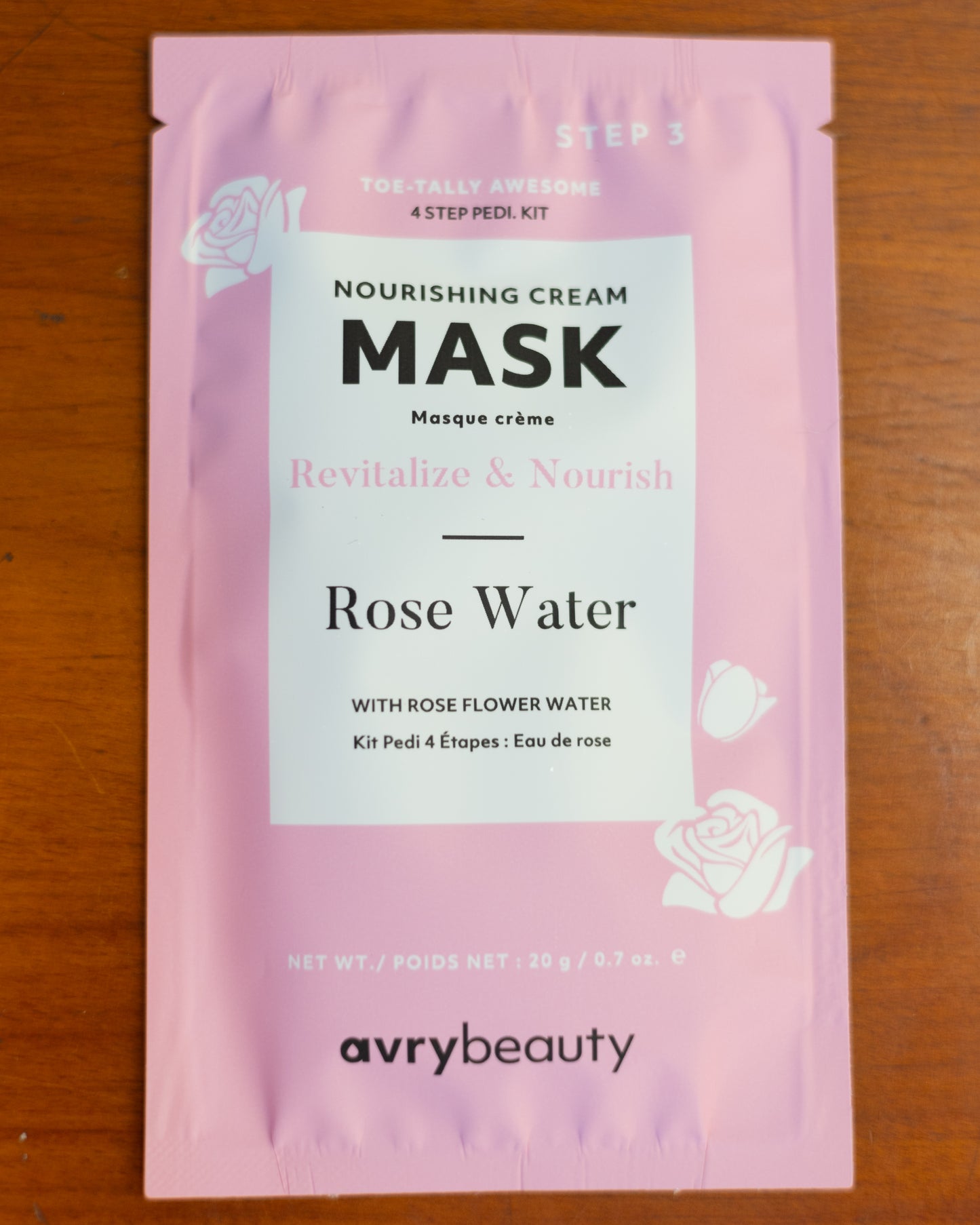 4 Step Pedi Kit - Rose Water
