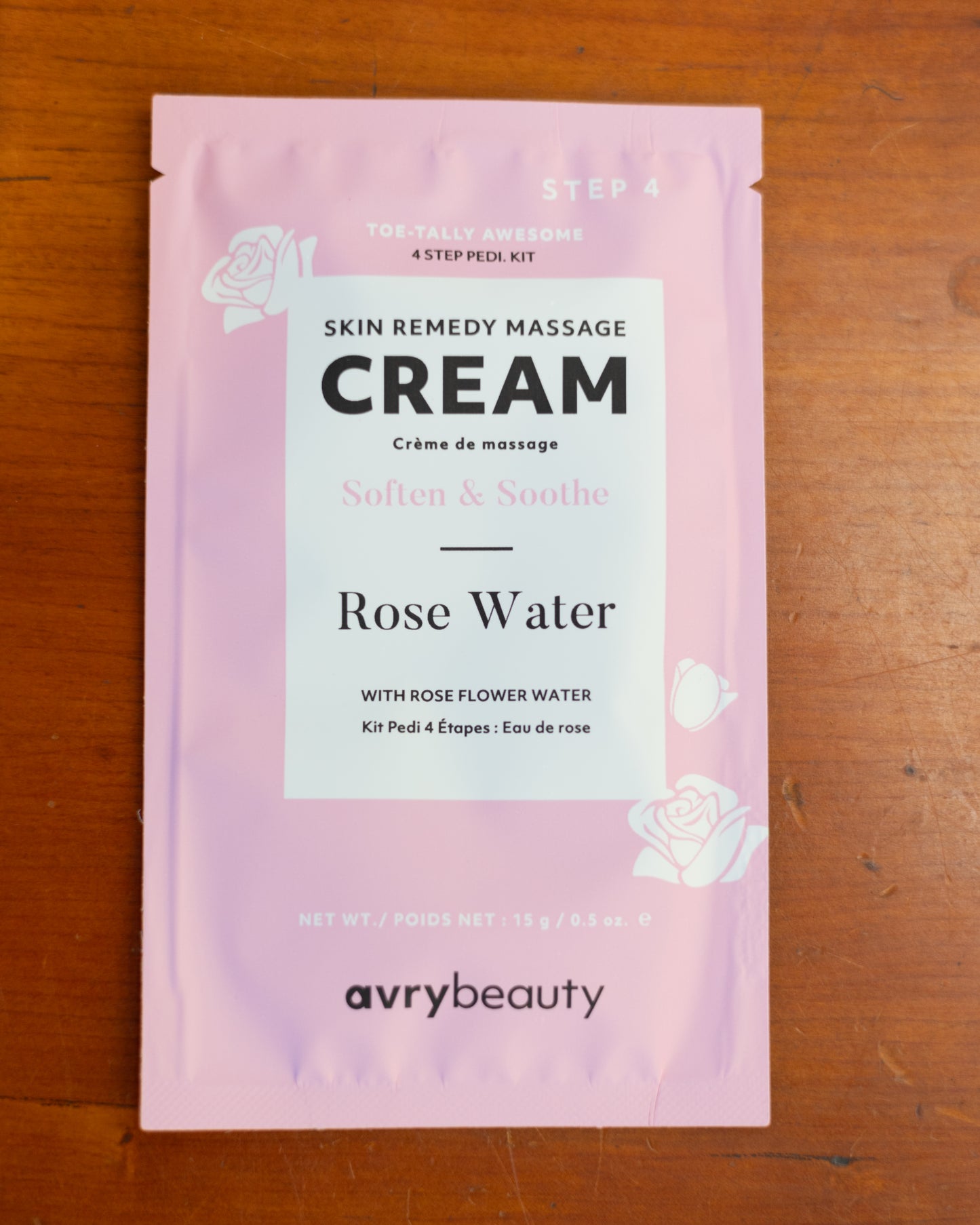 4 Step Pedi Kit - Rose Water