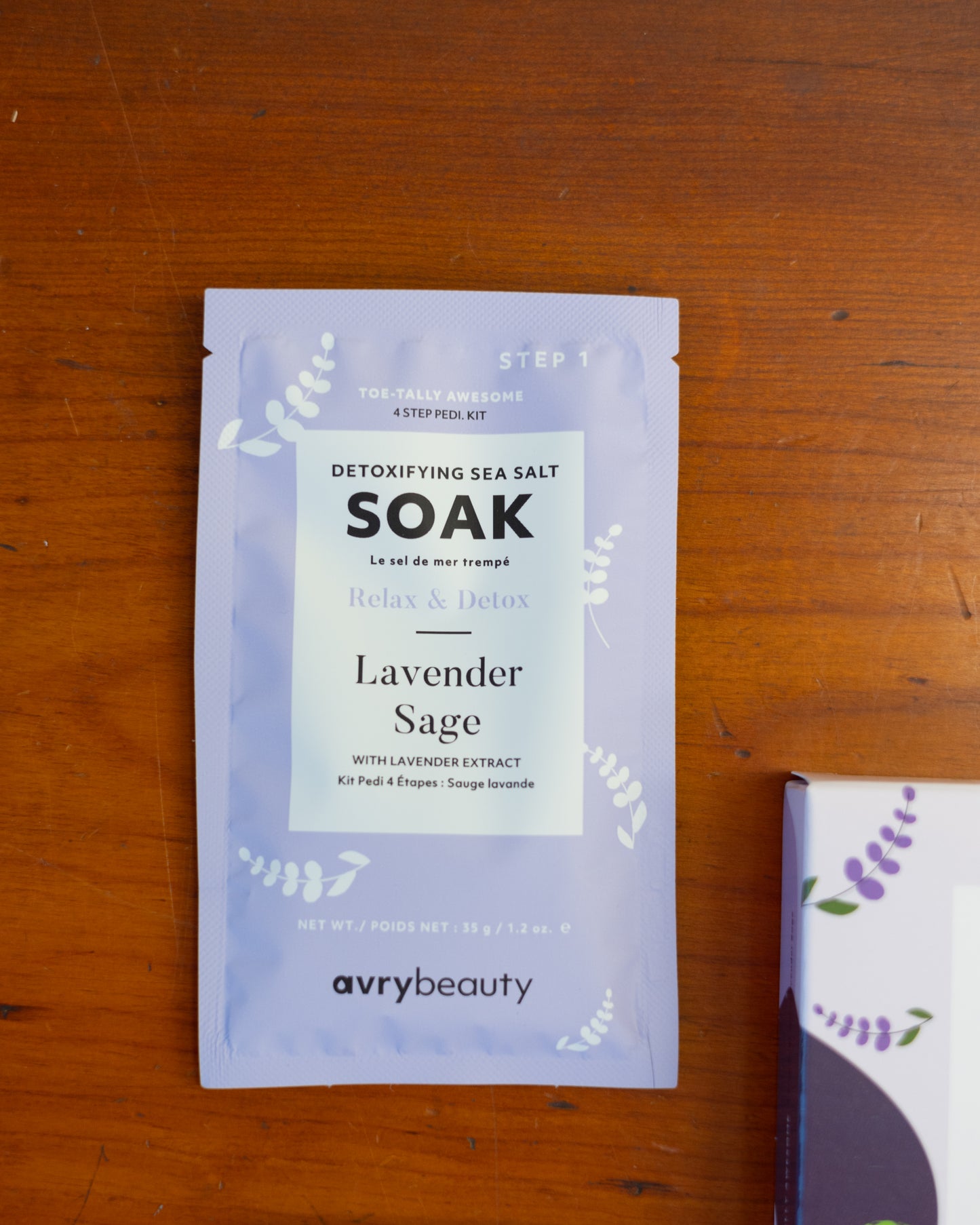 4 Step Pedi Kit - Lavender Sage