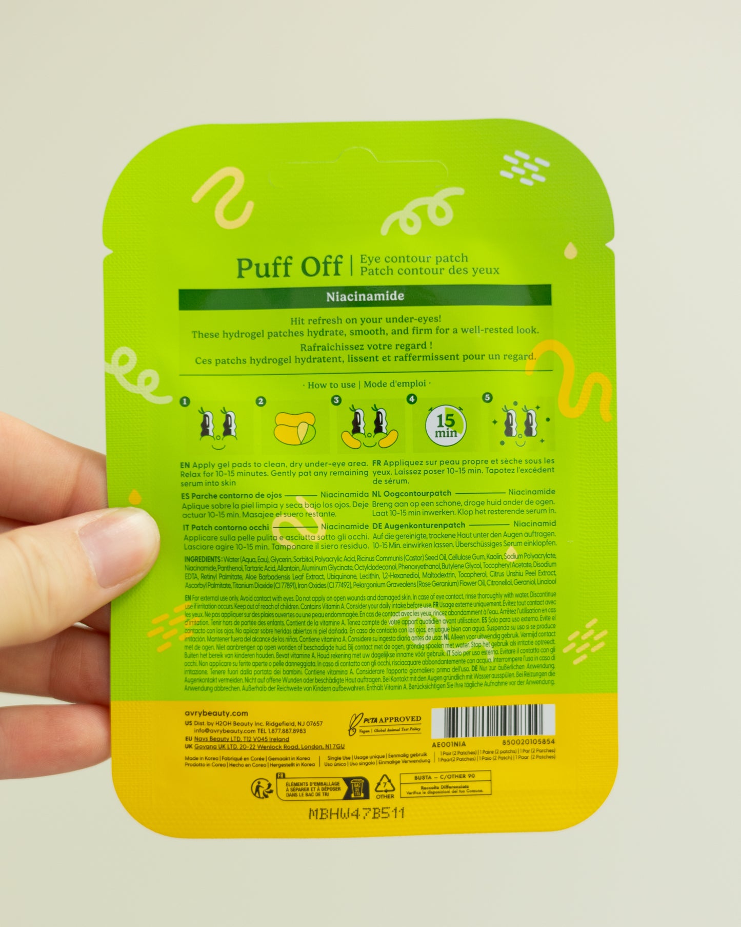 Puff Off Eye Patch - Niacinamide
