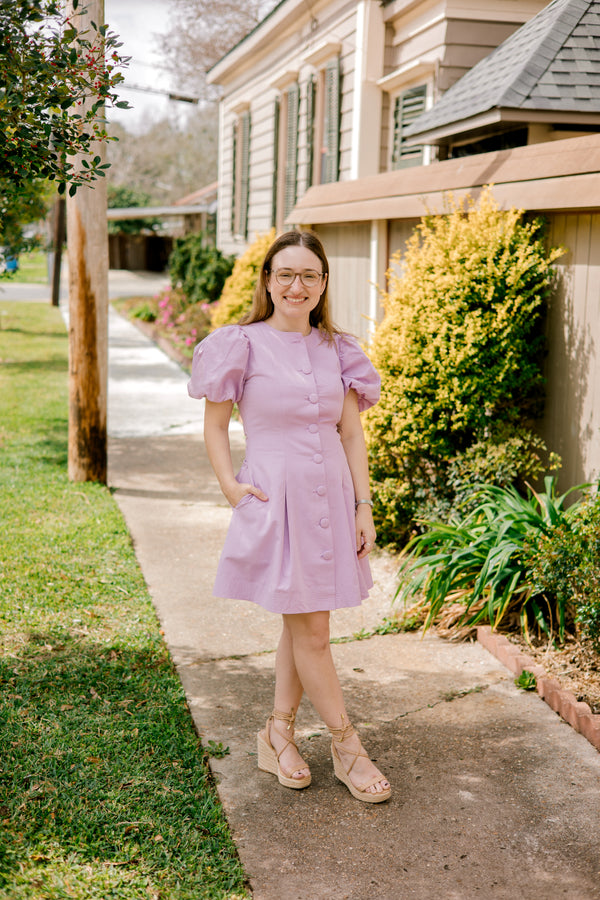 Button Down Mini Dress