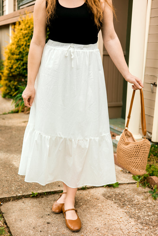 White Maxi Skirt