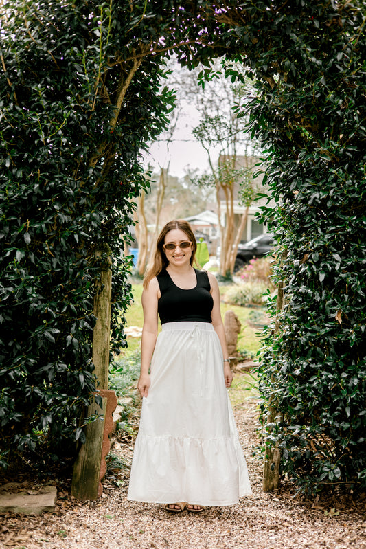 White Maxi Skirt