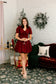 Maroon Bubble Dress