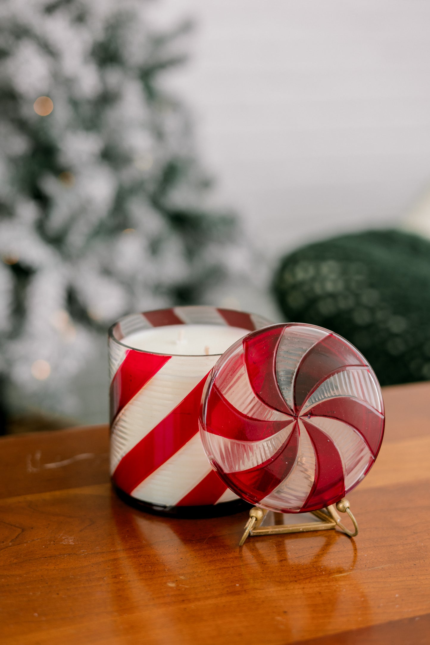 Peppermint Holiday Candle