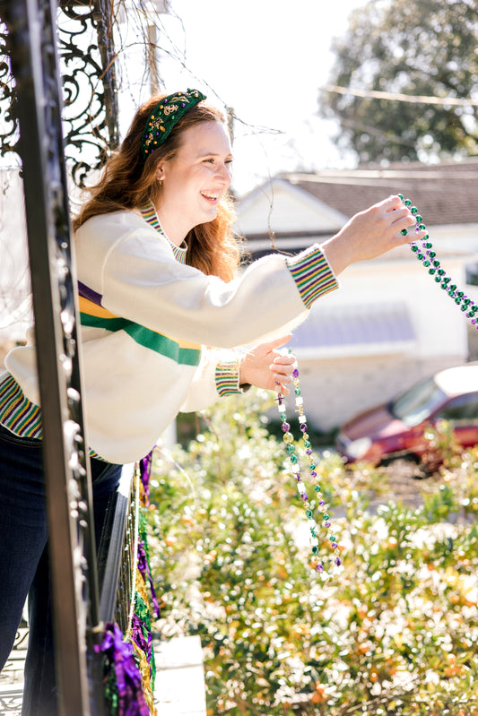 Mardi Gras Charm Headband