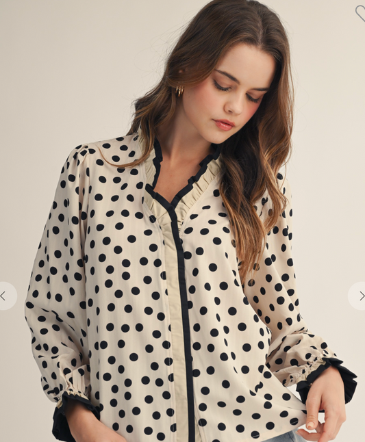 Polka Dot Blouse