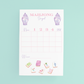 Mahjong Scorecard Pad