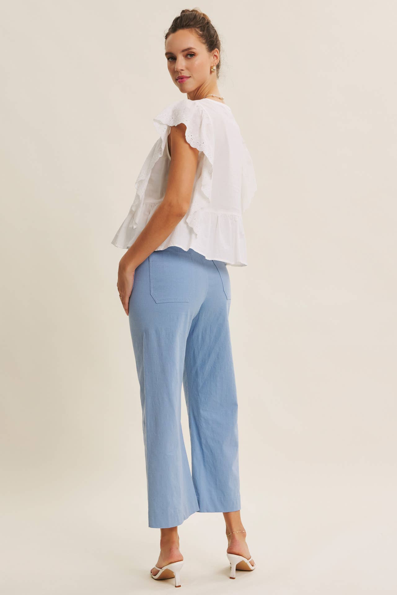 Linen Ankle Pants