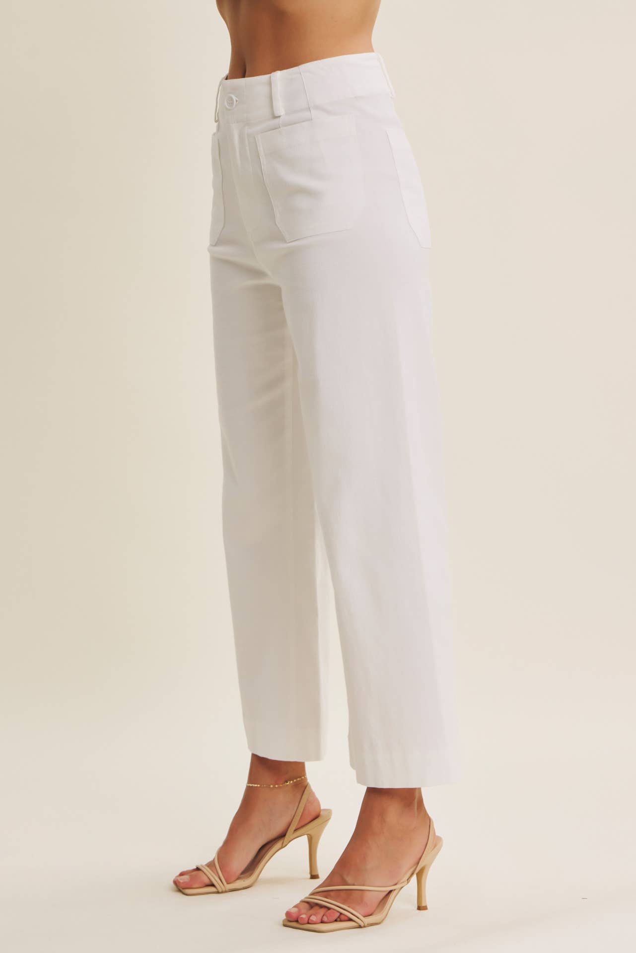 Linen Ankle Pants