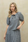 Gingham Puff Sleeve Top
