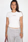 Fish Embroidered Baby Tee