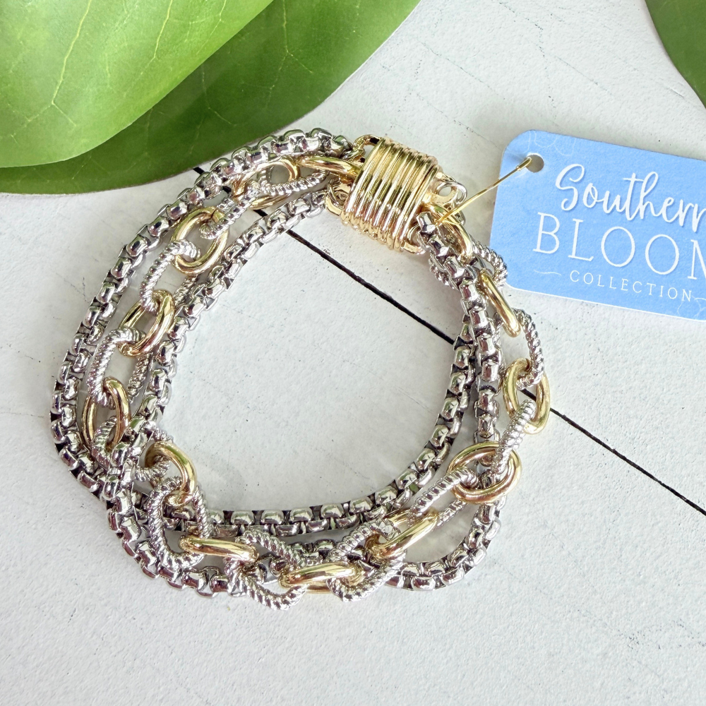 Sutton Mixed Metal Bracelet