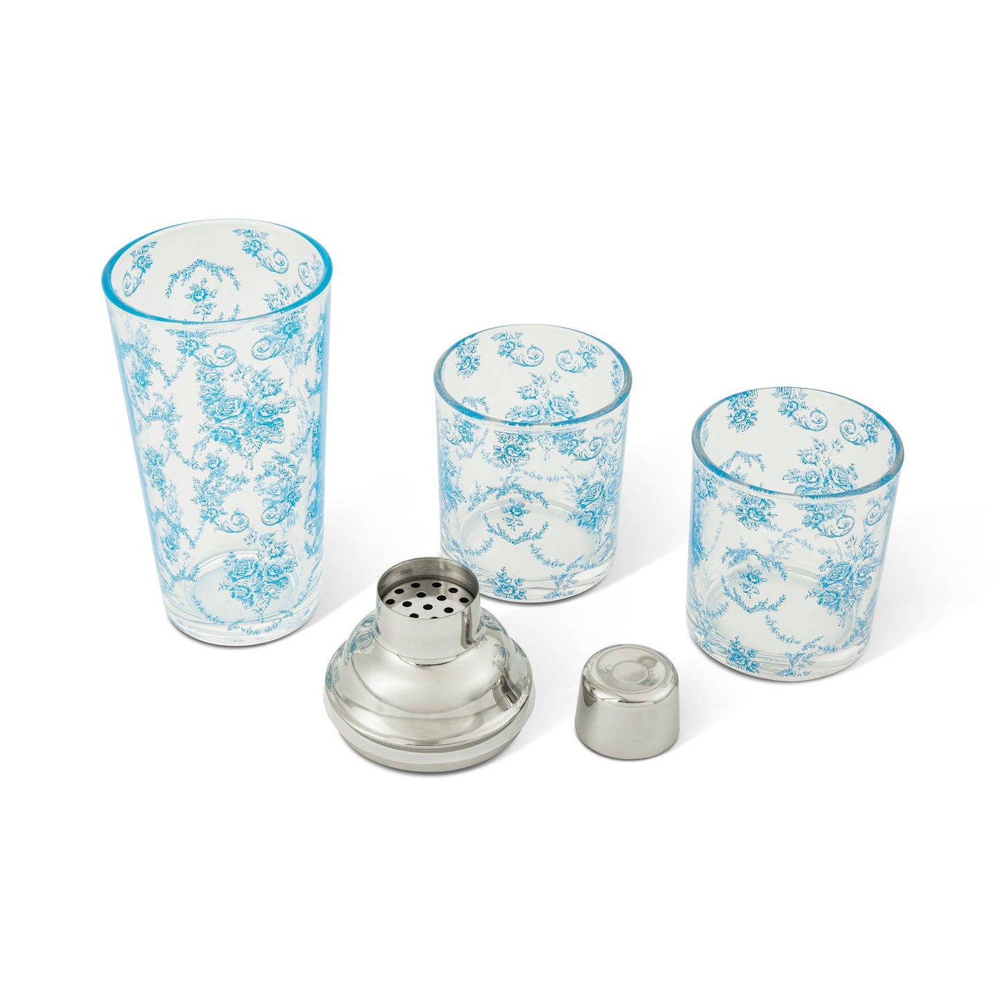 Shaker Set - Blue Toile