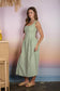 Basque Midi Dress