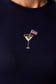 USA Cocktail Embroidered Tee