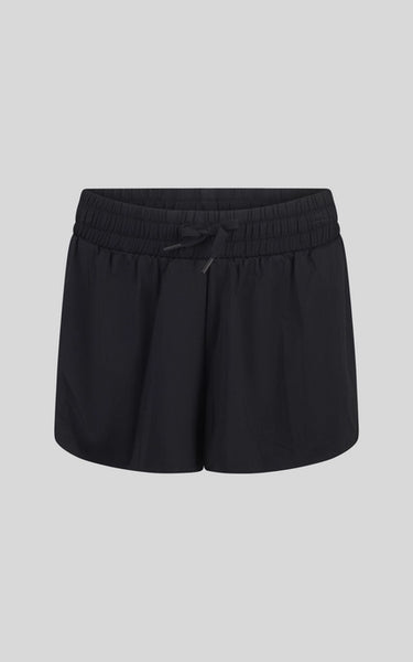 Girls Woven Running Shorts with Inner Short