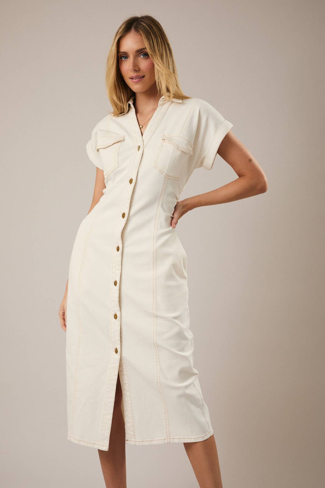 Utility Midi Dress
