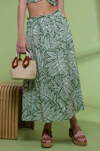 Leaf Midi Skirt