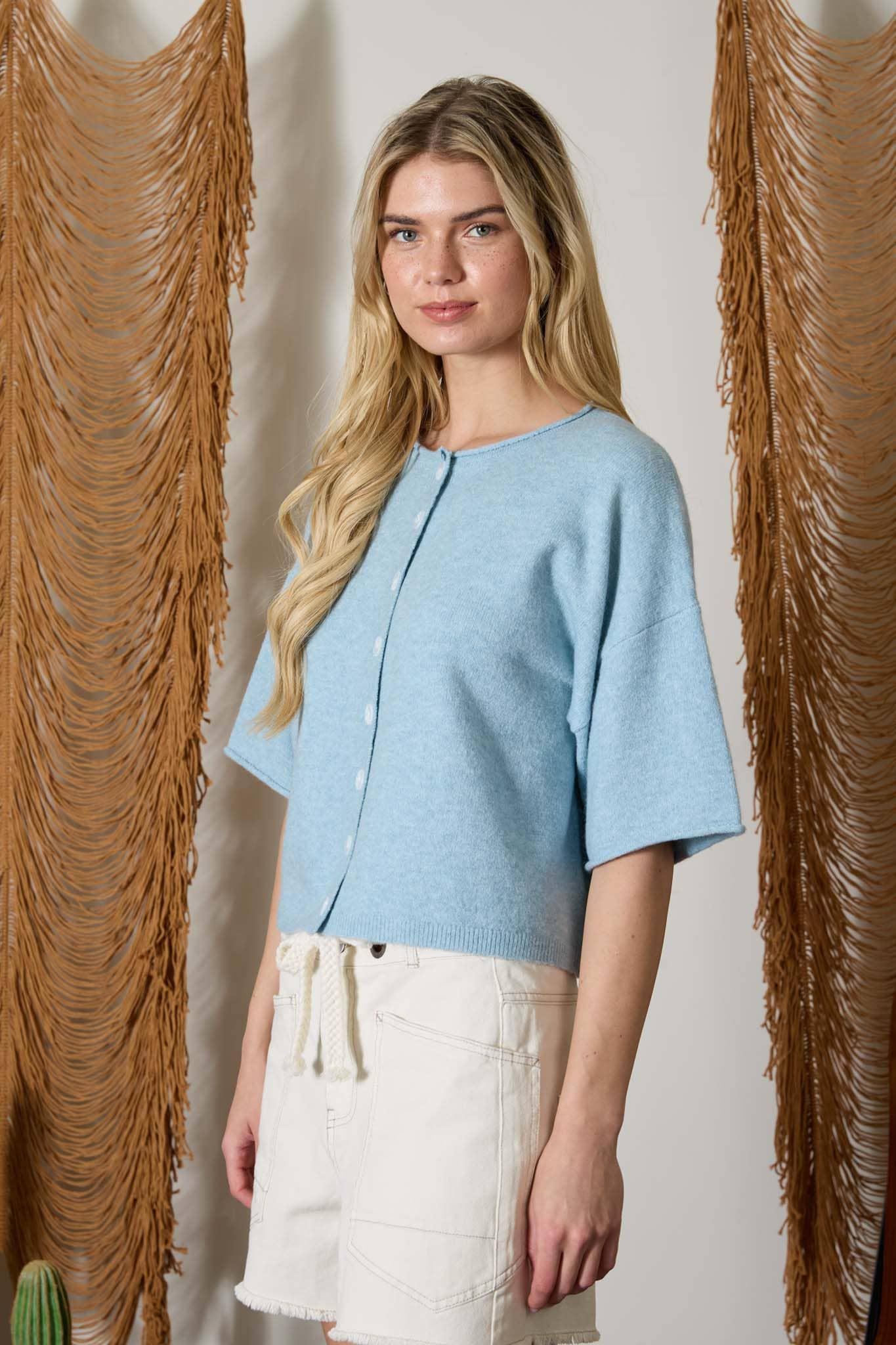 Light Blue Cardigan
