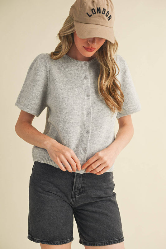 Short Sleeve Cardigan