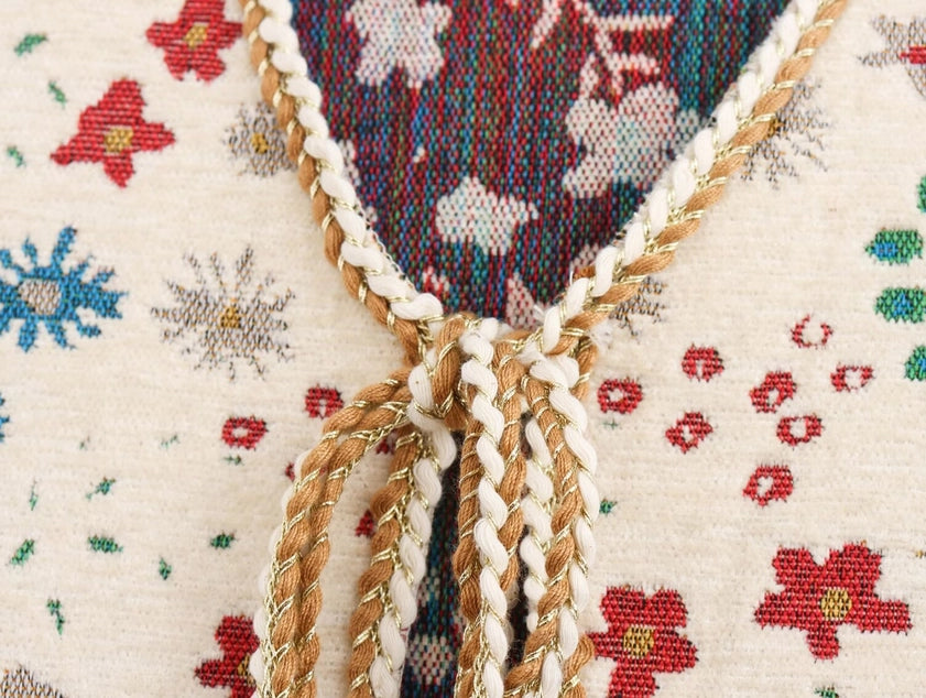 Cottage Core Cardigan Vest