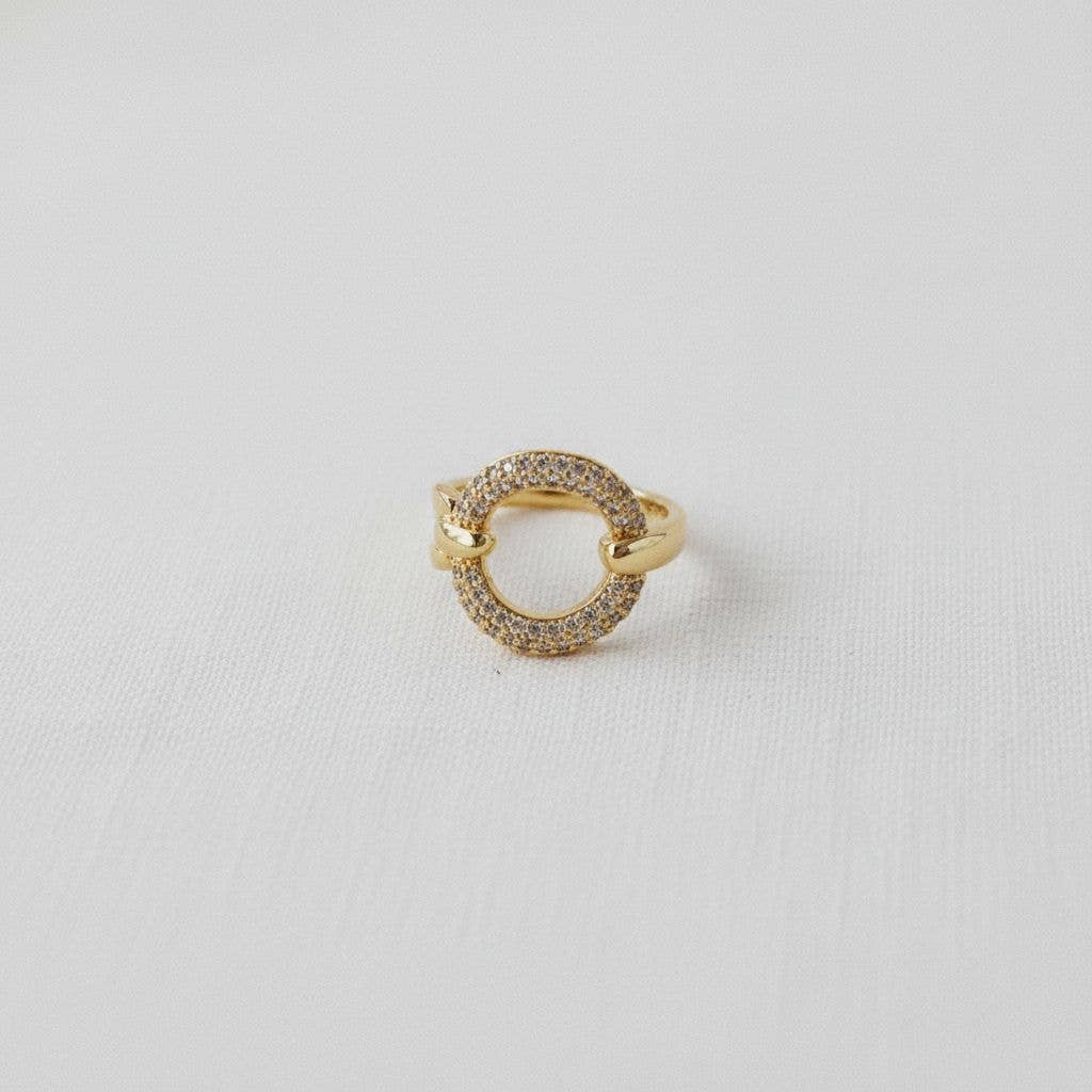 Artistic Geometric Ring